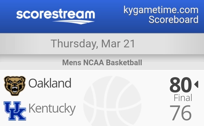 Kentucky Scoreboard